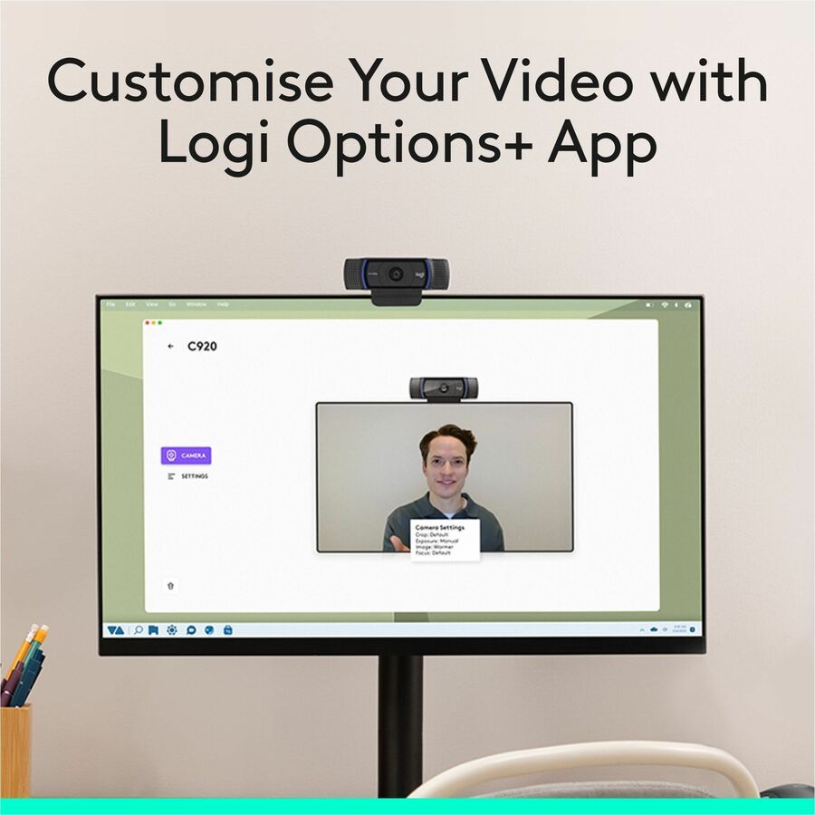 Logitech C920e HD 1080p Webcam for Online Instruction