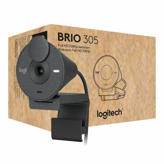 Logitech Brio 305 Full HD 1080p Webcam with Privacy Shutter