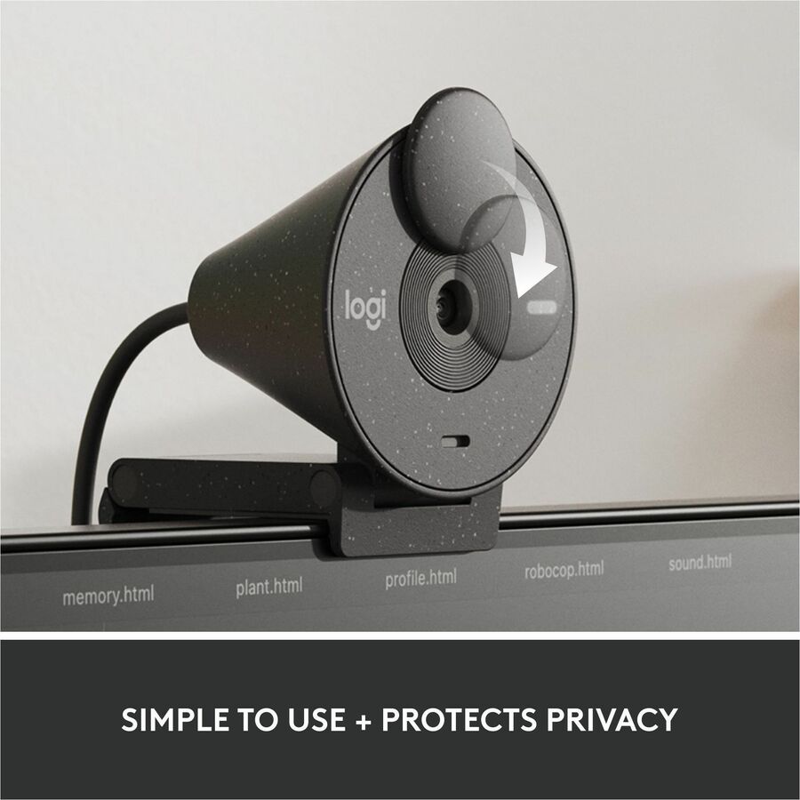 Logitech Brio 305 Full HD 1080p Webcam with Privacy Shutter