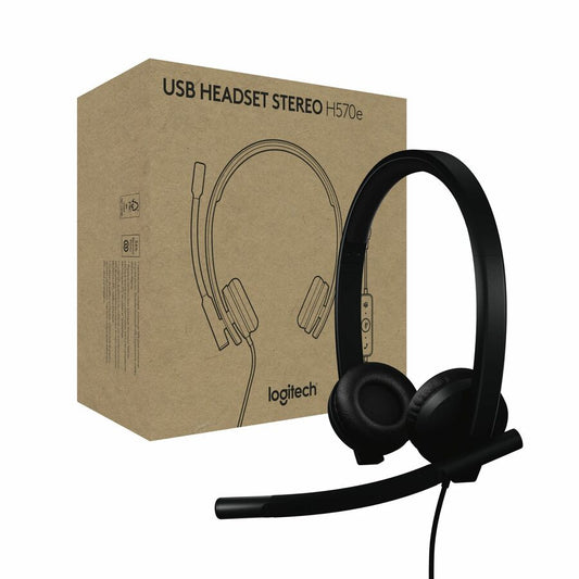 Logitech H570e USB Wired Stereo Headset – Essential Audio for Virtual Learning